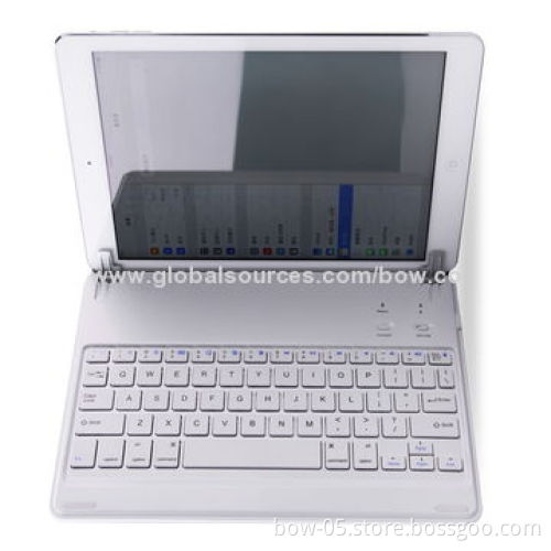 Wireless Bluetooth 3.0 Keyboard Case for iOS iPad Air/5 with Hinge Slot/Dock